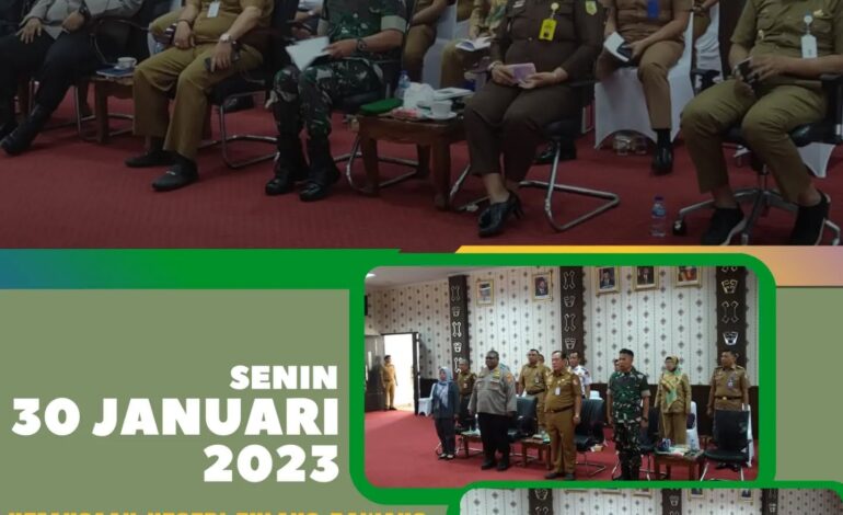  Kejaksaan Negeri Tulang Bawang mengikuti Rapat Inflasi Daerah Kabupaten Tulang Bawang