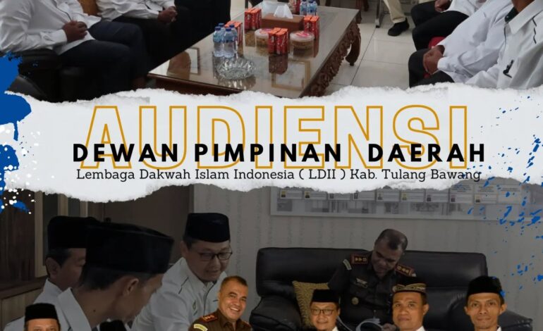  Kejaksaan Negeri Tulang Bawang Menerima Audensi Dewan Pimpinan Daerah (DPD) Lembaga Dakwah Islam Indonesia ( LDII ) Kabupaten Tulang Bawang