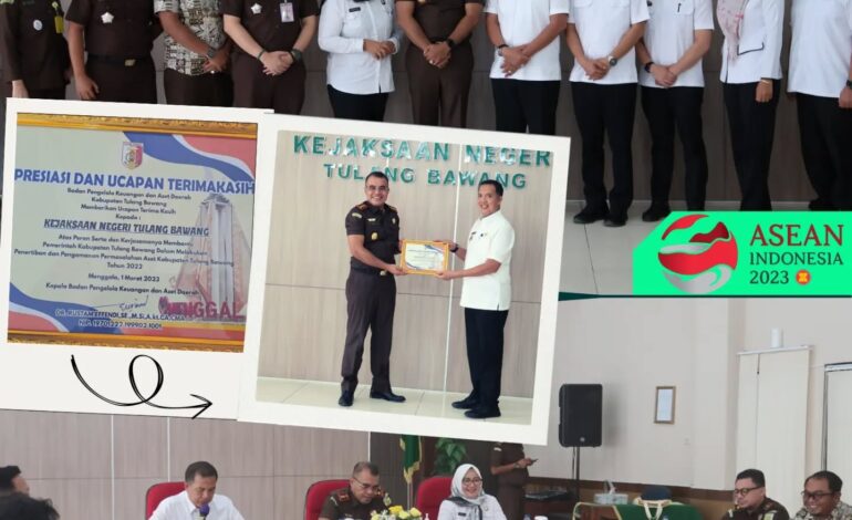  Kejaksaan Negeri Tulang Bawang Melakukan Giat Pemaparan oleh BPKAD Kabupaten Tulang Bawang terkait permohonan Pendampingan Hukum penertiban Aset Daerah Kab Tulang Bawang