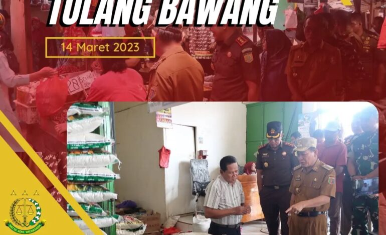  Kejaksaan Negeri Tulang Bawang mengikuti Giat Operasi Pasar di Kabupaten Tulang Bawang