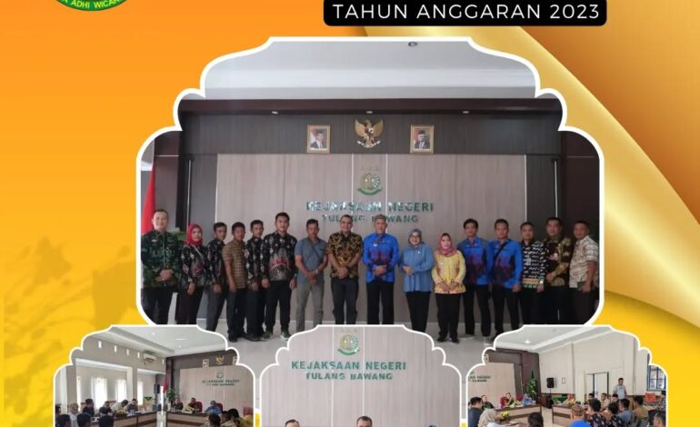  Kejaksaan Negeri Tulang Bawang melakukan Kegiatan Mediasi Percepatan Penetapan APBKam Tahun Anggaran 2023