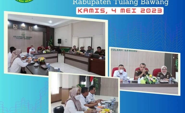  Kejaksaan Negeri Tulang Bawang melakukan Pemaparan Program Pembangunan Kesehatan Kabupaten Tulang Bawang