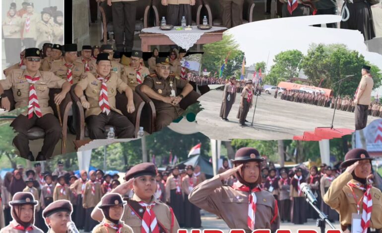  Kejaksaan Negeri Tulang Bawang Mengikuti Upacara Memperingati Hari Pramuka Ke – 62 Tahun