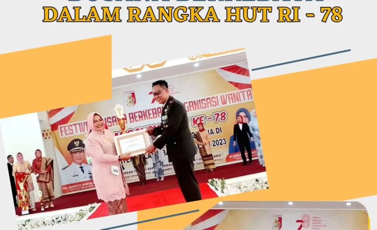  Kejaksaan Negeri Tulang Bawang Mengikuti Festival Busana Berkebaya dalam rangka Memperingati HUT Republik Indonesia ke – 78 Tahun