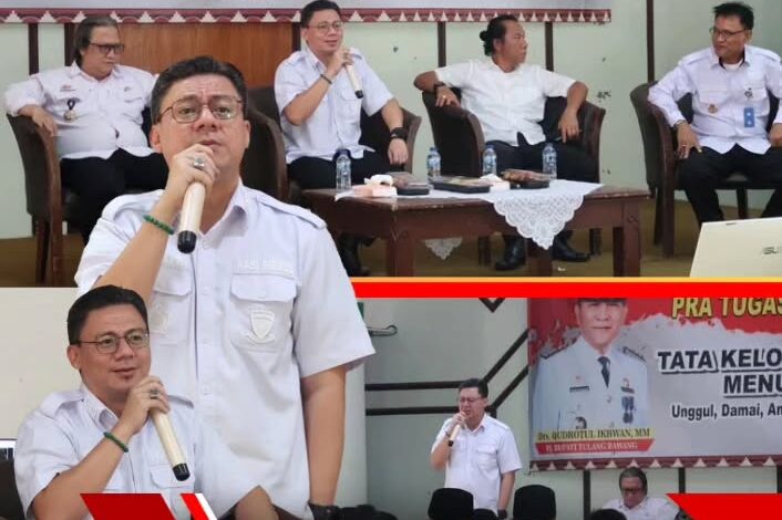  Kejaksaan Negeri Tulang Bawang Menghadiri Kegiatan Pembekalan Pra Tugas Kepala Kampung Terpilih Tahun 2023 Se-kabupaten Tulang Bawang