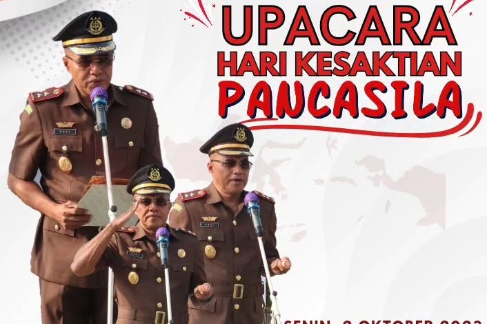  Kejaksaan Negeri Tulang Bawang melaksanakan Upacara memperingati Hari Kesaktian Pancasila