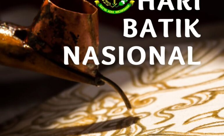  Kepala Kejaksaan Negeri Tulang Bawang Beserta Seluruh Jajaran Mengucapkan “Selamat Memperingati Hari Batik Nasional ”2 Oktober 2023

@kejaksaan.ri @kejatilampung