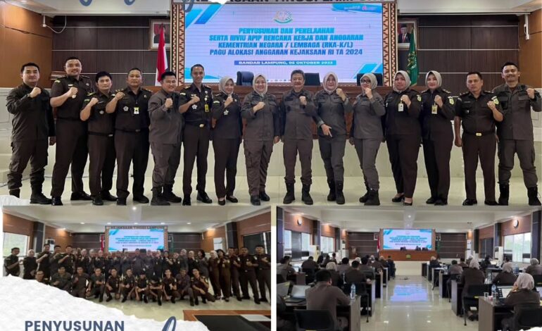  Kejaksaan Negeri Tulang Bawang Mengikuti Kegiatan Penyusunan dan Penelaahan Serta RIVIU APIP Rencana Kerja dan Anggaran Kementerian Negara / Lembaga (RKA-K/L) Pagu AlokasiI Anggaran Kejaksaan RI TA 2024