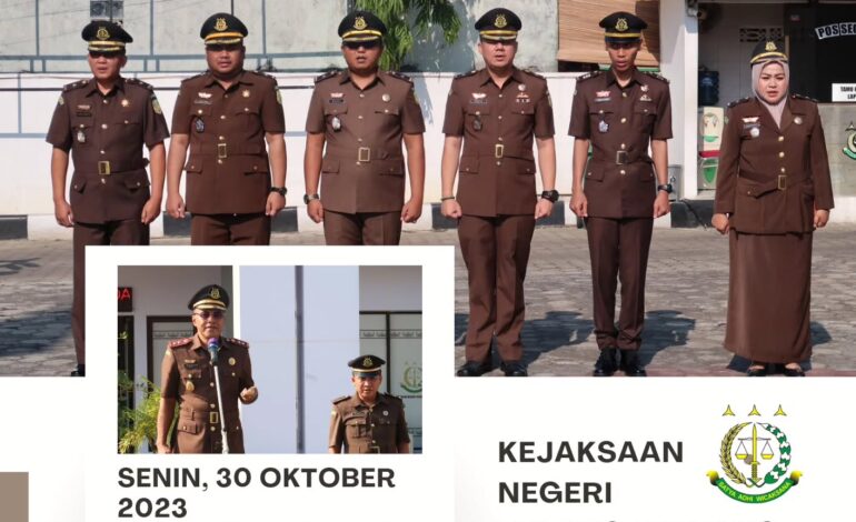  Kejaksaan Negeri Tulang Bawang Melaksanakan Upacara Memperingati Hari Sumpah Pemuda ke – 95 Tahun