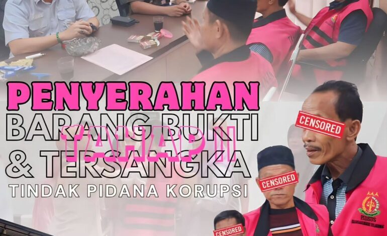  Tim Penyidik Tindak Pidana Khusus pada Kejaksaan Negeri Tulang Bawang telah melakukan Penyerahan Barang Bukti dan Tersangka (Tahap 2) atas nama Tersangka Ismail selaku Mantan Kepala Kampung Gedung Meneng T