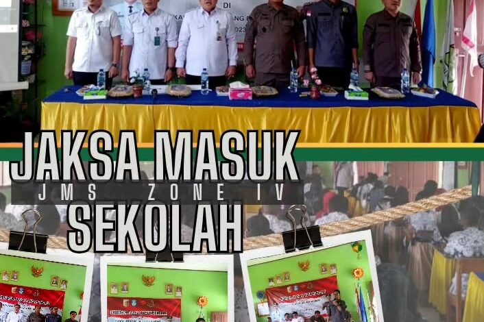  Kejaksaan Negeri Tulang Bawang melakukan Penyuluhan Hukum dalam Program Jaksa Masuk Sekolah (JMS) Zone Empat (IV) Dikampung SDN 2 Makartitama Kecamatan Gedung Aji Baru Kabupaten Tulang Bawang masih dengan Tema sama ” Kenali Hukum Jauhi Hukuman “