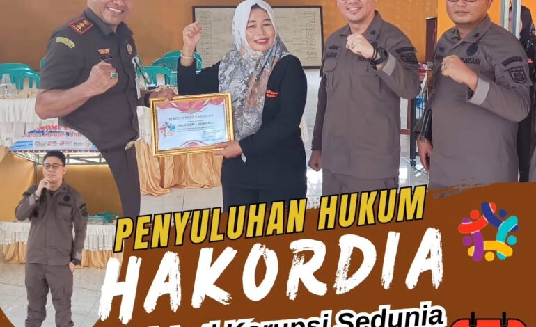  Kejaksaan Negeri Tulang Bawang Melakukan Kegiatan Penyuluhan Hukum dalam rangka Hari Anti Korupsi Sedunia (HAKORDIA) Tahun 2023 di SMA Negeri 1 Menggala
