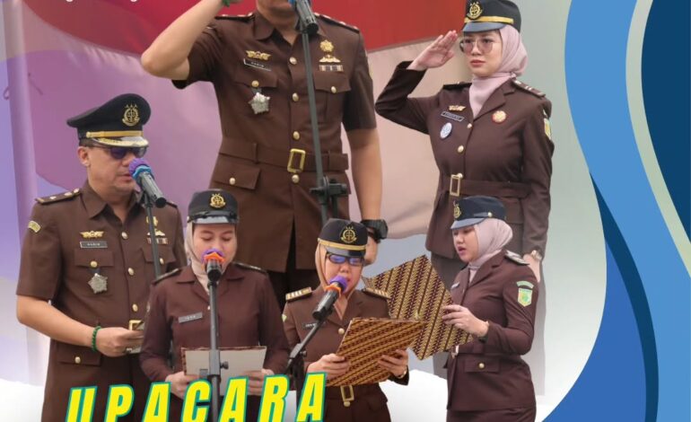  Kejaksaan Negeri Tulang Bawang melaksanakan Upacara memperingati Hari Ibu ke – 95 Tahun