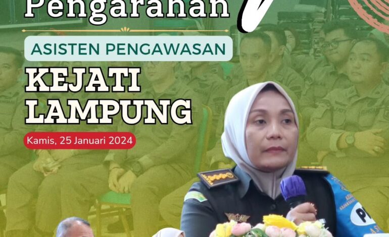  Kejaksaan Negeri Tulang Bawang menerima Inspeksi Umum Pengawasan dan Pengarahan oleh Asisten Pengawasan Kejaksaan Tinggi Lampung Tahun 2024