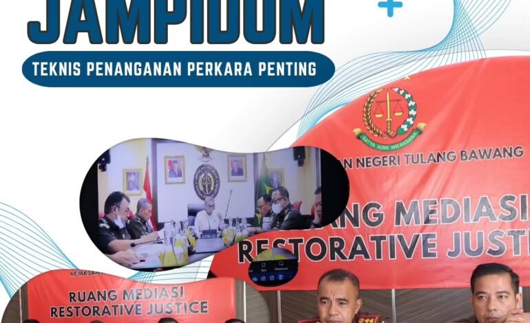  Kejaksaan Negeri Tulang Bawang mengikuti Video Conference ( VICON ) Pengarahan Jaksa Agung Muda Pidana Umum (JAMPIDUM) Tentang Teknis Penanganan Perkara Penting