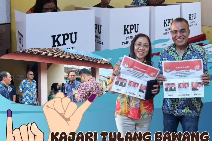  Kepala Kejaksaan Negeri Tulang Bawang Beserta Jajaran Menggunakan Hak Suara (pilih) Untuk Berpartisipasi Dalam Pemilu 2024