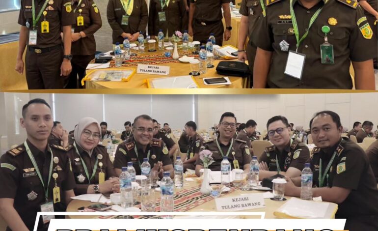  Kejaksaan Negeri Tulang Bawang menghadiri Kegiatan Pramusrenbang Kejaksaan Tinggi Lampung“Mempercepat Transformasi Ekonomi Yang Inklusif dan Berkelanjutan Menuju Indonesia Emas 2045”
