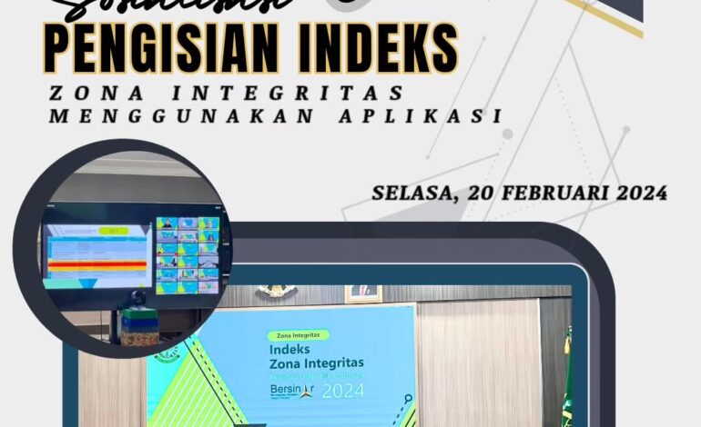  Kejaksaan Negeri Tulang Bawang Mengikuti Vicon Sosialisasi Pengisian Indeks Zona Integrasi Menggunakan Aplikasi