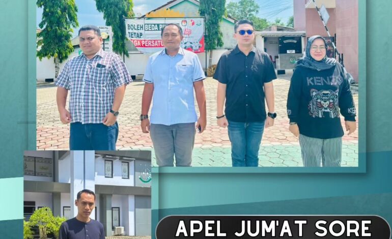  Kejaksaan Negeri Tulang Bawang melaksanakan Kegiatan Apel Kerja Jum’at Sore