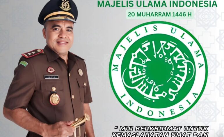  Kepala Kejaksaan Negeri Tulang Bawang Beserta Seluruh Jajaran Mengucapkan Selamat Ulang Tahun Majelis Ulama Indonesia (MUI) ke – 59 Tahun. 
” Mui berkhidmat untuk kemaslahatan umat dan keharmonisan bangsa ”

@kejaksaan.ri @kejatilampung