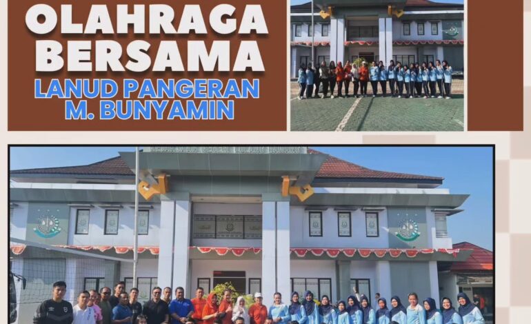  Kejaksaan Negeri Tulang Bawang melakukan Pertandingan Persahabatan Bola Voli bersama Lanud Pangeran M