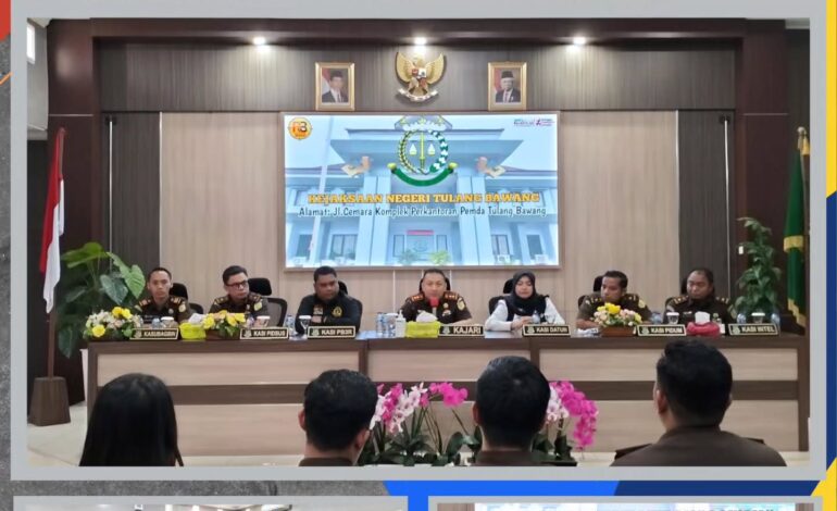  Kepala Kejaksaan Negeri Tulang Bawang Bapak Dennie Sagita, S