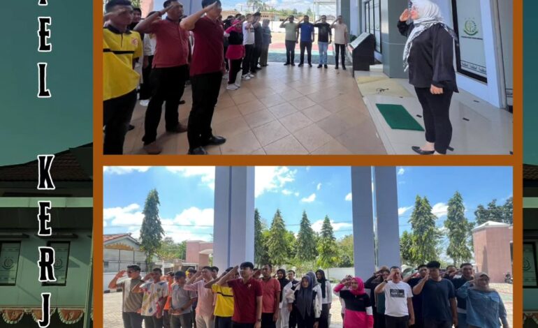  Kejaksaan Negeri Tulang Bawang melaksanakan Kegiatan Apel Kerja Jum’at Sore