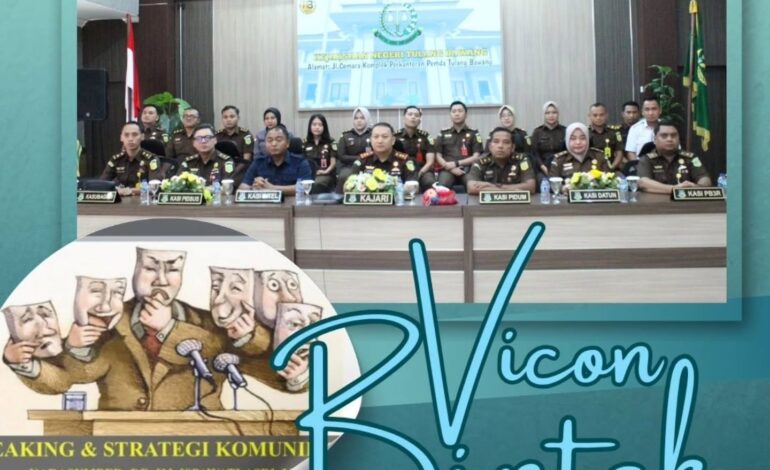  Kejaksaan Negeri Tulang Bawang mengikuti Video Conference (Vicon) Bimbingan Teknis dan Manajemen (Pembelajaran di Luar Kampus) Kejaksaan Corporate University  Tahun 2024