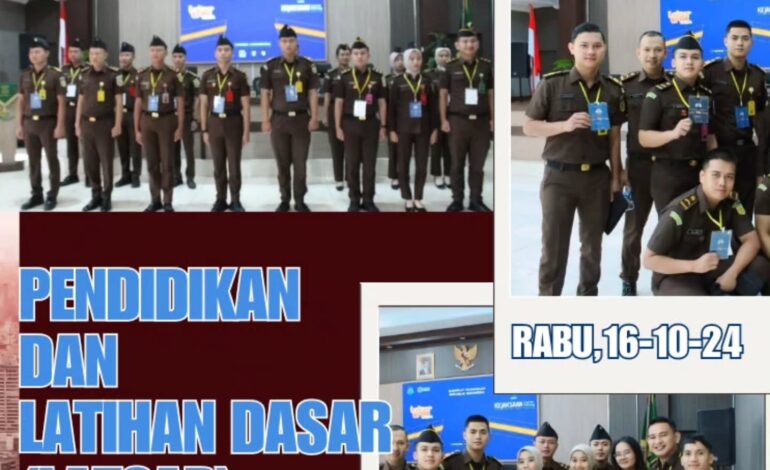  Calon Pegawai Negeri Sipil (CPNS) Kejaksaan Negeri Tulang Bawang resmi mengikuti Pembukaan Pendidikan dan Latihan Dasar (Latsar) secara virtual