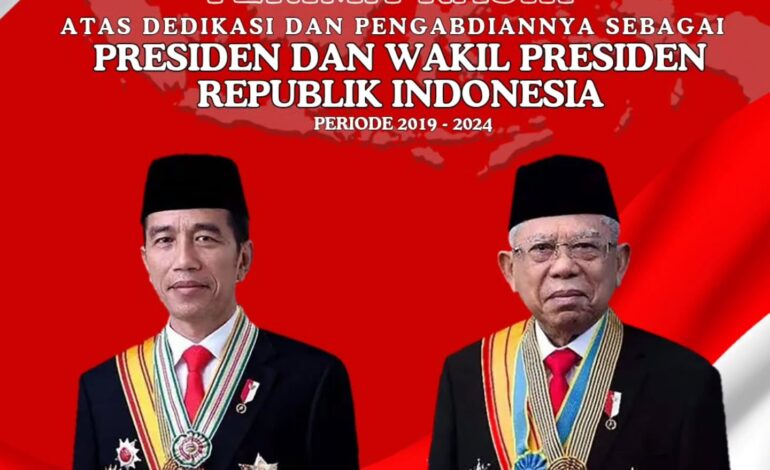  Kepala Kejaksaan Negeri Tulang Bawang, Dennie Sagita, S.H., M.H. beserta Seluruh Jajaran Kejaksaan Negeri Tulang Bawang  mengucapkan “Terima Kasih kepada Bapak Ir. H. Joko Widodo & Prof. Dr. (H.C). K.H. Ma’ruf Amin atas Dedikasi dan Pengabdian nya sebagai Presiden dan Wakil Presiden Priode 2019-2024”

@kejaksaan.ri @kejatilampung