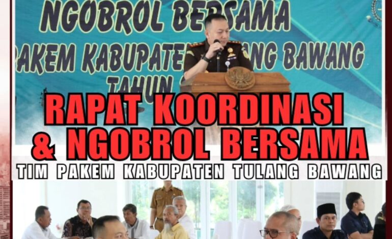  Kepala Kejaksaan Negeri Tulang Bawang, Dennie Sagita, S