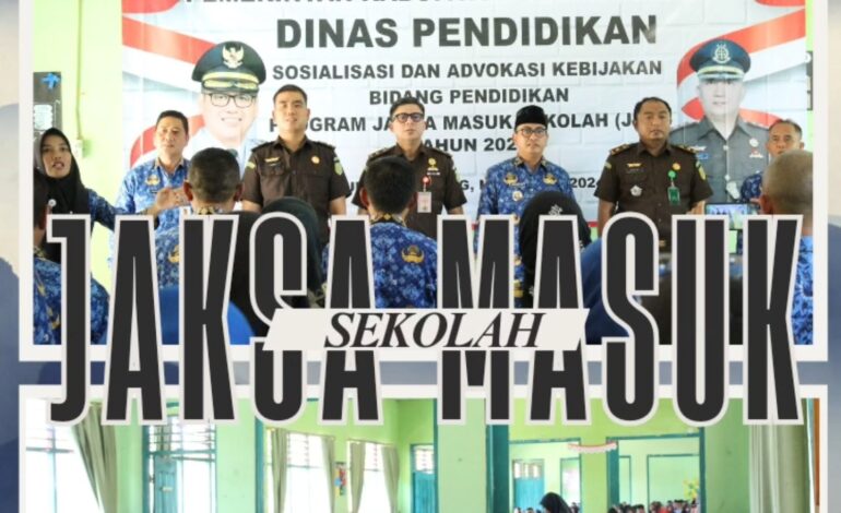  Kejaksaan Negeri Tulang Bawang melaksanakan Kegiatan Penyuluhan Hukum Program Jaksa Masuk Sekolah (JMS) Tahun 2024 terhadap Kepala Sekolah, Bendahara serta Para Guru SD dan SMP se-Kecamatan Menggala, Menggala Timur dan Banjar Baru