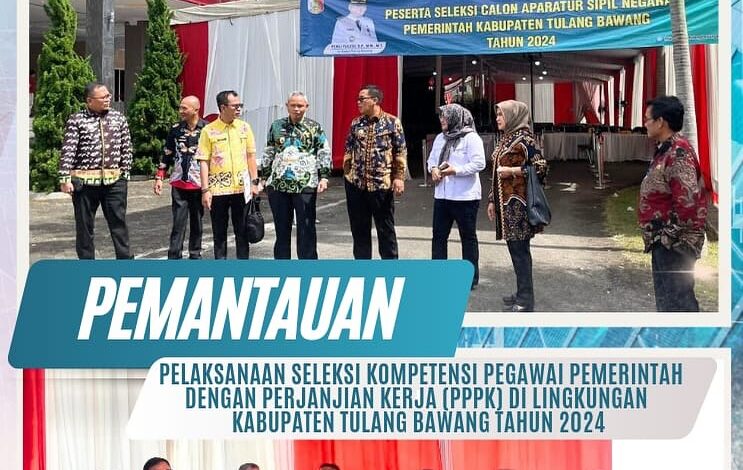  selaku Kasi Datun Kejaksaan Negeri Tulang Bawang Menghadiri Kegiatan Pemantauan Pelaksanaan Seleksi Kompetensi Pegawai Pemerintah dengan Perjanjian Kerja (PPPK) di Lingkungan Kabupaten Tulang Bawang Tahun 2024