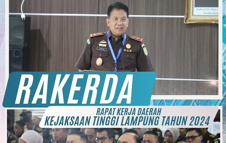  Kejaksaan Negeri Tulang Bawang mengikuti Kegiatan Rapat Kerja Daerah (RAKERDA) Kejaksaan Tinggi Lampung pada Seluruh Jajaran Kejaksaan Se-Wilayah Hukum Lampung