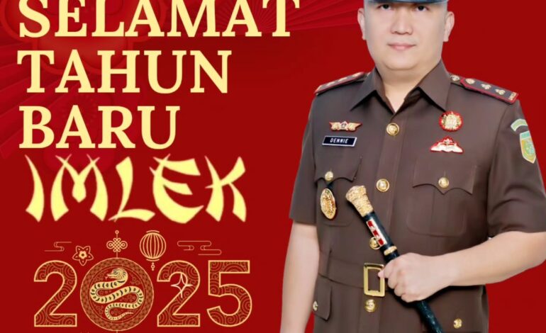  Kepala Kejaksaan Negeri Tulang Bawang, Dennie Sagita, S.H., M.H. beserta Seluruh Jajaran Kejaksaan Negeri Tulang Bawang mengucapkan “Selamat Tahun Baru Imlek 2025 ” Gong Xi Fa cai

@kejaksaan.ri @kejatilampung
