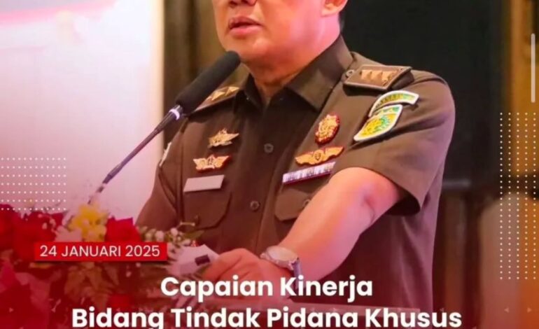  Kejaksaan Agung, Jakarta – Bidang Tindak Pidana Khusus Kejaksaan RI telah mencatatkan kinerja di bawah Kepemimpinan Jaksa Agung ST Burhanuddin, utamanya dalam mendukung Program Prioritas Presiden Prabowo Subianto dan Wakil Presiden Gibran Rakabuming Raka, khususnya dalam pemberantasan korupsi selama 100 hari Kabinet Merah Putih periode 20 Oktober 2024 s