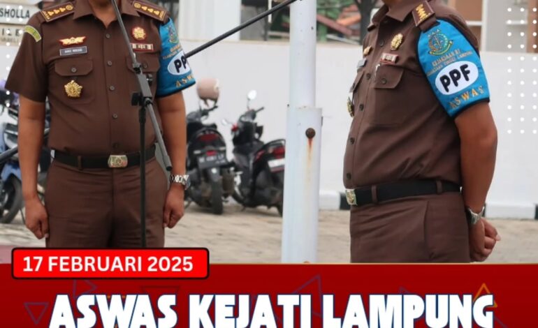  Kejaksaan Negeri Tulang Bawang melaksanakan Apel Kerja Senin Pagi disertai Pembacaan Core Value dan Employer Branding ASN