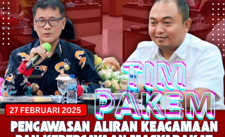  Kejaksaan Negeri Tulang Bawang Melakukan Kegiatan Pengawasan Aliran Keagamaan dan Kepercayaan Masyarakat (TIM PAKEM) Kabupaten Tulang Bawang Tuhan 2025 yang di laksanakan di Aula Kantor Kejaksaan Negeri Tulang Bawang