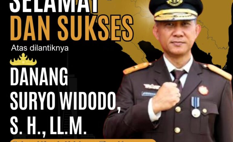  Kepala Kejaksaan Negeri Tulang Bawang, Dennie Sagita, S.H., M.H. beserta Seluruh Jajaran Kejaksaan Negeri Tulang Bawang mengucapkan “Selamat Atas dilantiknya Bapak Danang Suryo Widodo, S.H., LL. M. sebagai Kepala Kejaksaan Tinggi Lampung”

@kejaksaan.ri @kejatilampung