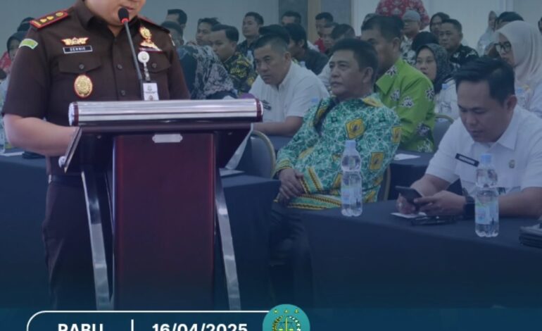  Kepala Kejaksaan Negeri Tulang Bawang Dennie Sagita,S