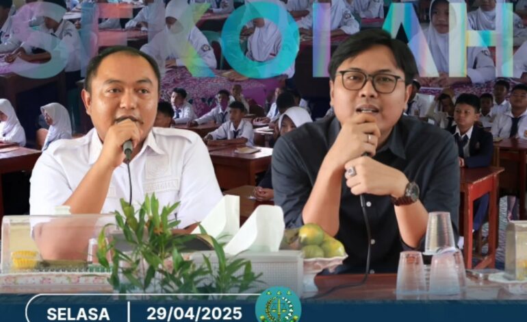  Kejaksaan Negeri Tulang Bawang melakukan Penyuluhan Hukum dalam Program Jaksa Masuk Sekolah (JMS) di SMPN 1 Banjar Margo dengan tema “Stop Bullying”