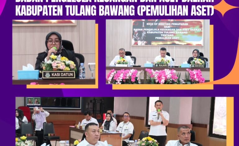  Kepala Kejaksaan Negeri Tulang Bawang Dennie Sagita, S