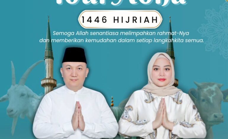  Kepala Kejaksaan Negeri Tulang Bawang Dennie Sagita, S.H.,M.H beserta Jajaran Kejaksaan Negeri Tulang Bawang dan Ketua IAD Daerah Tulang Bawang Ny. Nida Dennie beserta Pengurus IAD Mengucapkan “Selamat Hari Raya Idul Adha 1446 H / 2025 M”
~ Semoga Allah Senantiasa melimpahkan rahmat-Nya dan Memberikan Kemudahan dalam Setiap Langkah Kita Semua. 

@kejaksaan.ri @kejatilampung