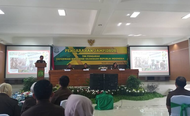  Senin, 10 Februari 2020 bertempat di Aula Kejati Lampung
