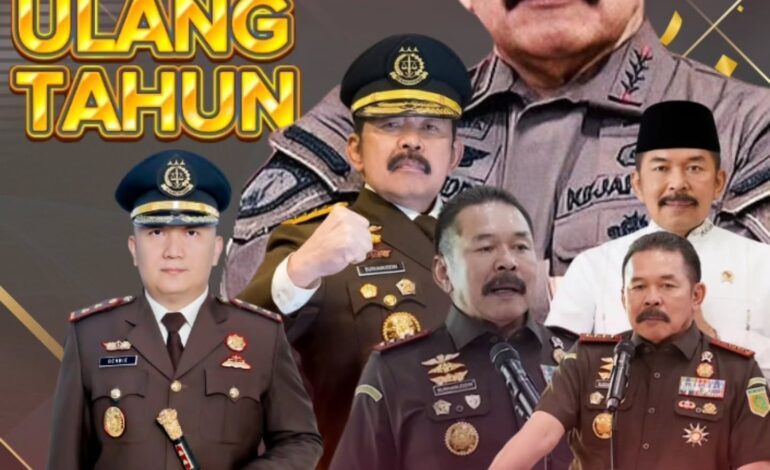  Kepala Kejaksaan Negeri Tulang Bawang Dennie Sagita, S.H.,M.H. beserta Seluruh Jajaran Mengucapkan “ Selamat Ulang Tahun Bapakk Prof. Dr. H. ST Burhanuddin, S.H.,M.H.”
~ Semoga selalu diberikan kesehatan, kesuksesan, serta umur panjang. Dan tak lupa. semoga diberi keberkahan dan kebahagiaan hidup 🙏

@kejaksaan.ri
@kejatilampung