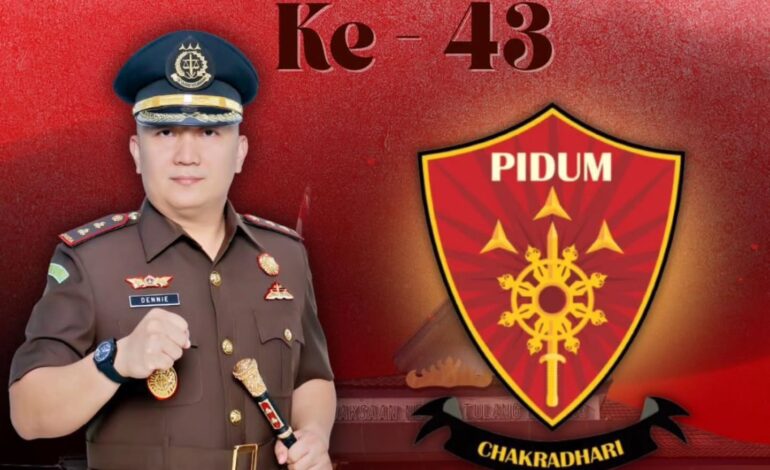  Kepala Kejaksaan Negeri Tulang Bawang Dennie Sagita, S.H,. M.H. Beserta Jajaran mengucapkan “Dirgahayu Bidang Tindak Pidana Umum” ke 43 Tahun – 6 Januari 2026

– Pidum Cerdas, Berintegritas dan Humanis

@kejaksaan.ri @kejatilampung