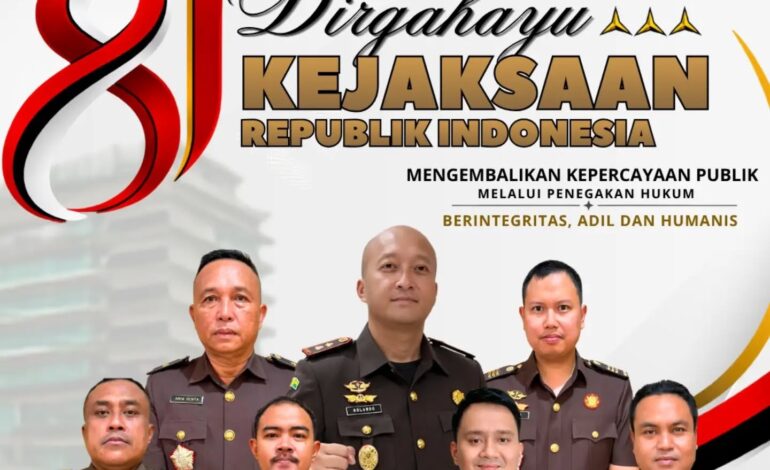  Kepala Kejaksaan Negeri Tulang Bawang beserta seluruh jajaran mengucapkanDirgahayu Kejaksaan Republik Indonesia ke-81
2 September 1945 – 2 September 2026

Dengan semangat “Mengembalikan Kepercayaan Publik Melalui Penegakan Hukum”, mari terus memperkuat komitmen untuk mewujudkan penegakan hukum yang berintegritas, adil, dan humanis.

Semoga Kejaksaan Republik Indonesia semakin profesional, terpercaya, dan senantiasa hadir memberikan keadilan serta kepastian hukum bagi masyarakat.

Jaya Selalu Adhyaksa! ⚖️
Bakti untuk Negeri, Tegakkan Keadilan.

@kejaksaan.ri
@kejatilampung

#HariLahirKejaksaan #KejaksaanRI #KejaksaanRepublikIndonesia #KejariTulangBawang #Adhyaksa DirgahayuKejaksaanRI KejaksaanKe81 PenegakanHukum BerintegritasAdilDanHumanis MengembalikanKepercayaanPublik