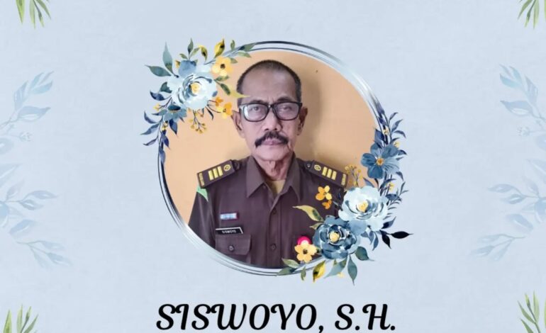  Keluarga Besar Kejaksaan Negeri Tulang Bawang turut berduka cita yang sedalam-dalamnya atas berpulangnya Bapak Siswoyo, SH