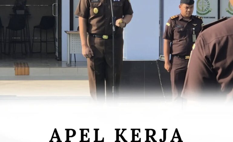  APEL KERJA SENIN PAGI PAGI KEJAKSAAN NEGERI TULANG BAWANG